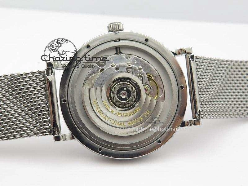 Portofino SCHAFFHAUSEN SS MKF 1:1 Best Edition Blue Dial On Mesh Bracelet A2892