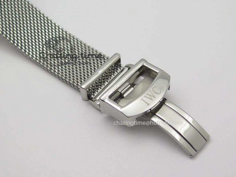 Portofino SCHAFFHAUSEN SS MKF 1:1 Best Edition Blue Dial On Mesh Bracelet A2892