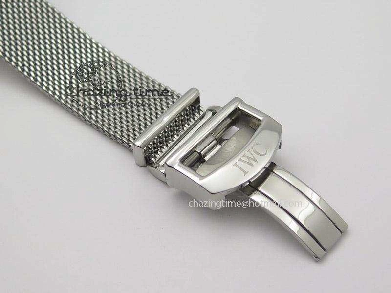 Portofino SCHAFFHAUSEN SS MKF 1:1 Best Edition Blue Dial On Mesh Bracelet A2892
