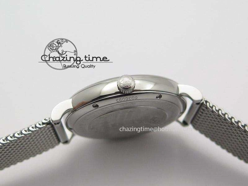 Portofino SCHAFFHAUSEN SS MKF 1:1 Best Edition Blue Dial On Mesh Bracelet A2892