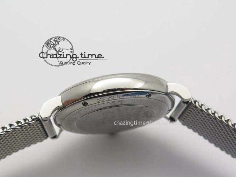 Portofino SCHAFFHAUSEN SS MKF 1:1 Best Edition Blue Dial On Mesh Bracelet A2892