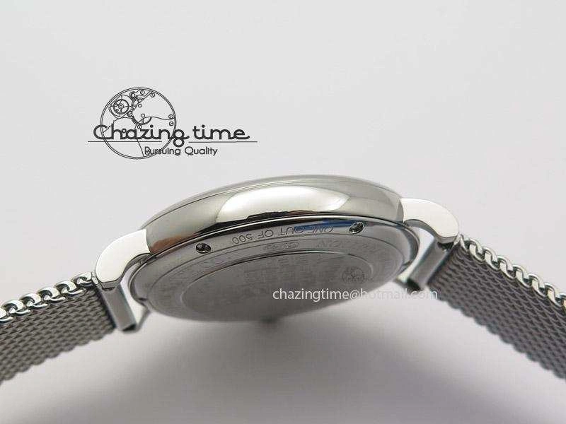 Portofino SCHAFFHAUSEN SS MKF 1:1 Best Edition Blue Dial On Mesh Bracelet A2892