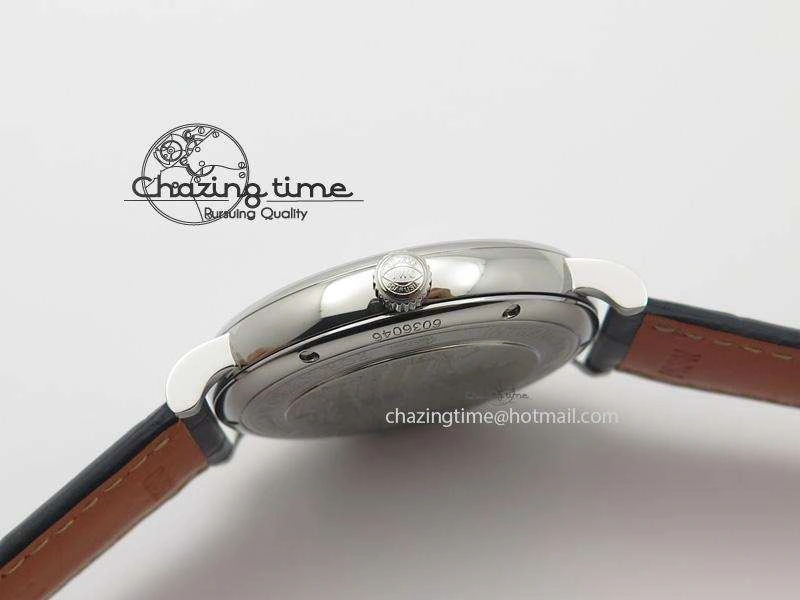 Portofino SCHAFFHAUSEN SS MKF 1:1 V2 Best Edition Blue Dial On Black Leather Strap A2892