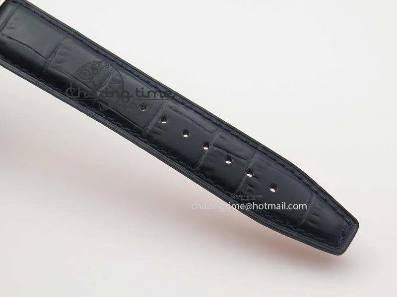 Portofino SCHAFFHAUSEN SS MKF 1:1 V2 Best Edition Blue Dial On Black Leather Strap A2892