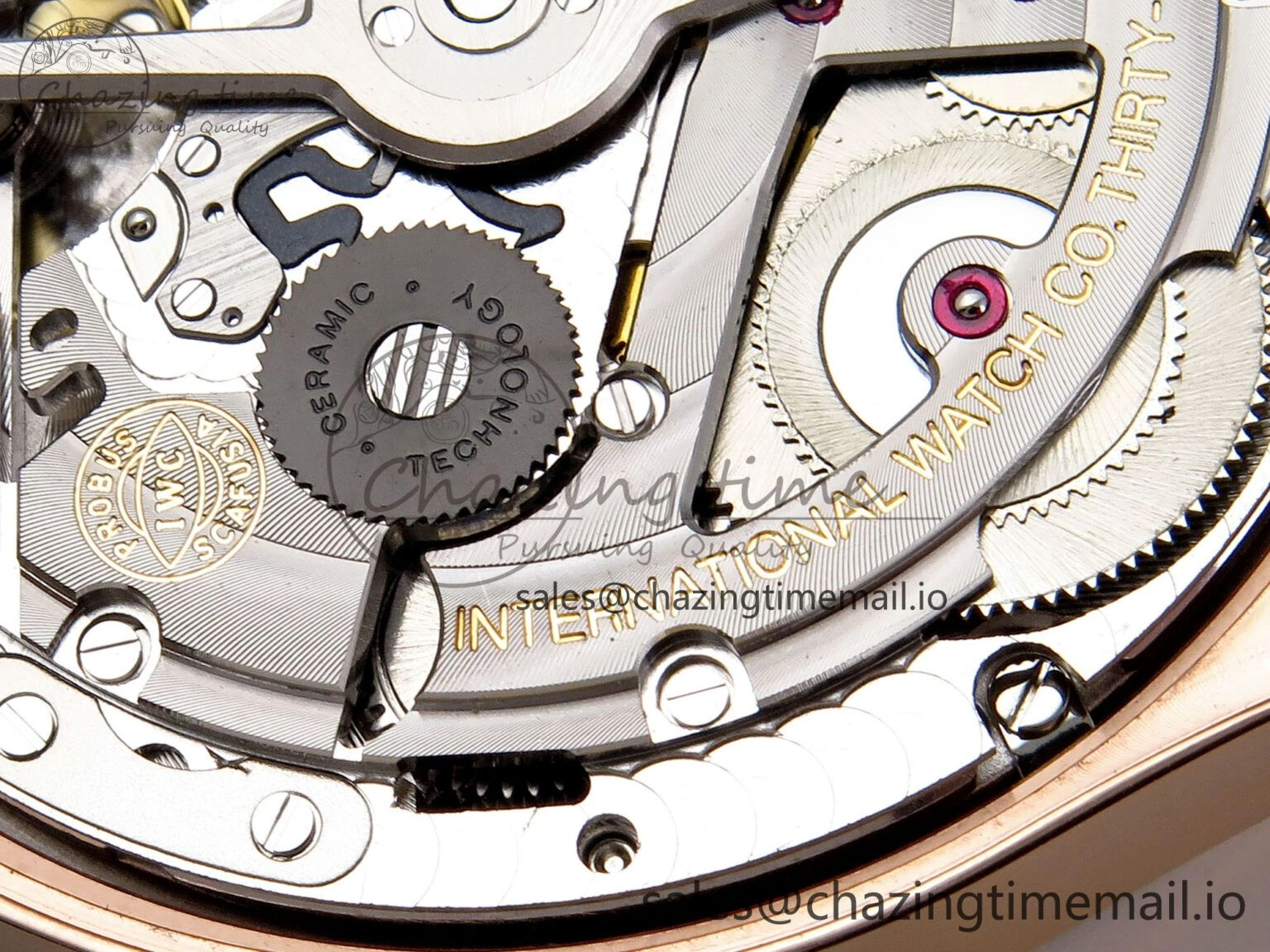 Portugieser Automatic 42mm RG APSF 1:1 Best Edition Black Dial on Black Leather Strap A52010