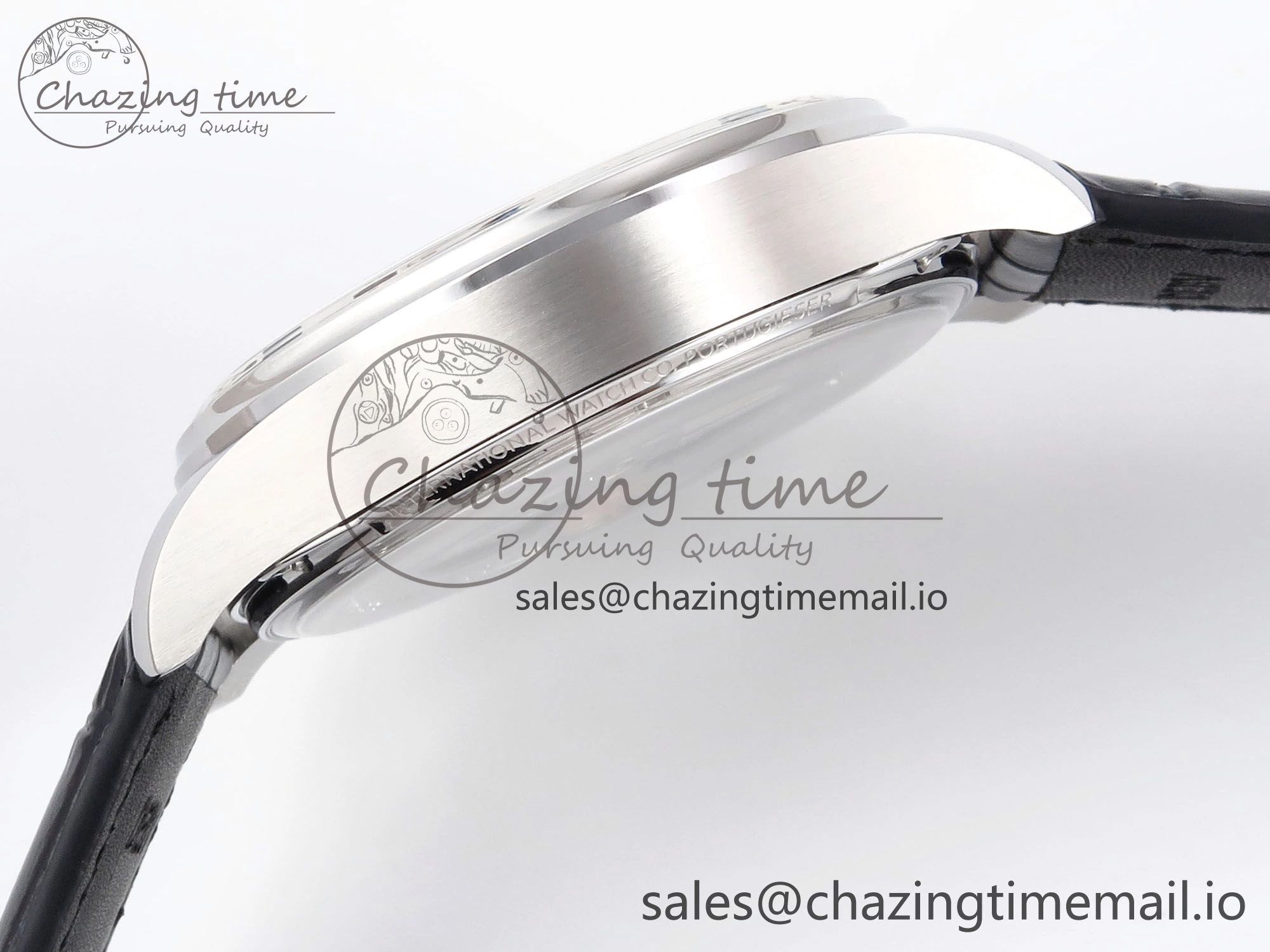 Portugieser Automatic 42mm SS APSF 1:1 Best Edition White Dial Blue Marker on Blue Leather Strap A52010