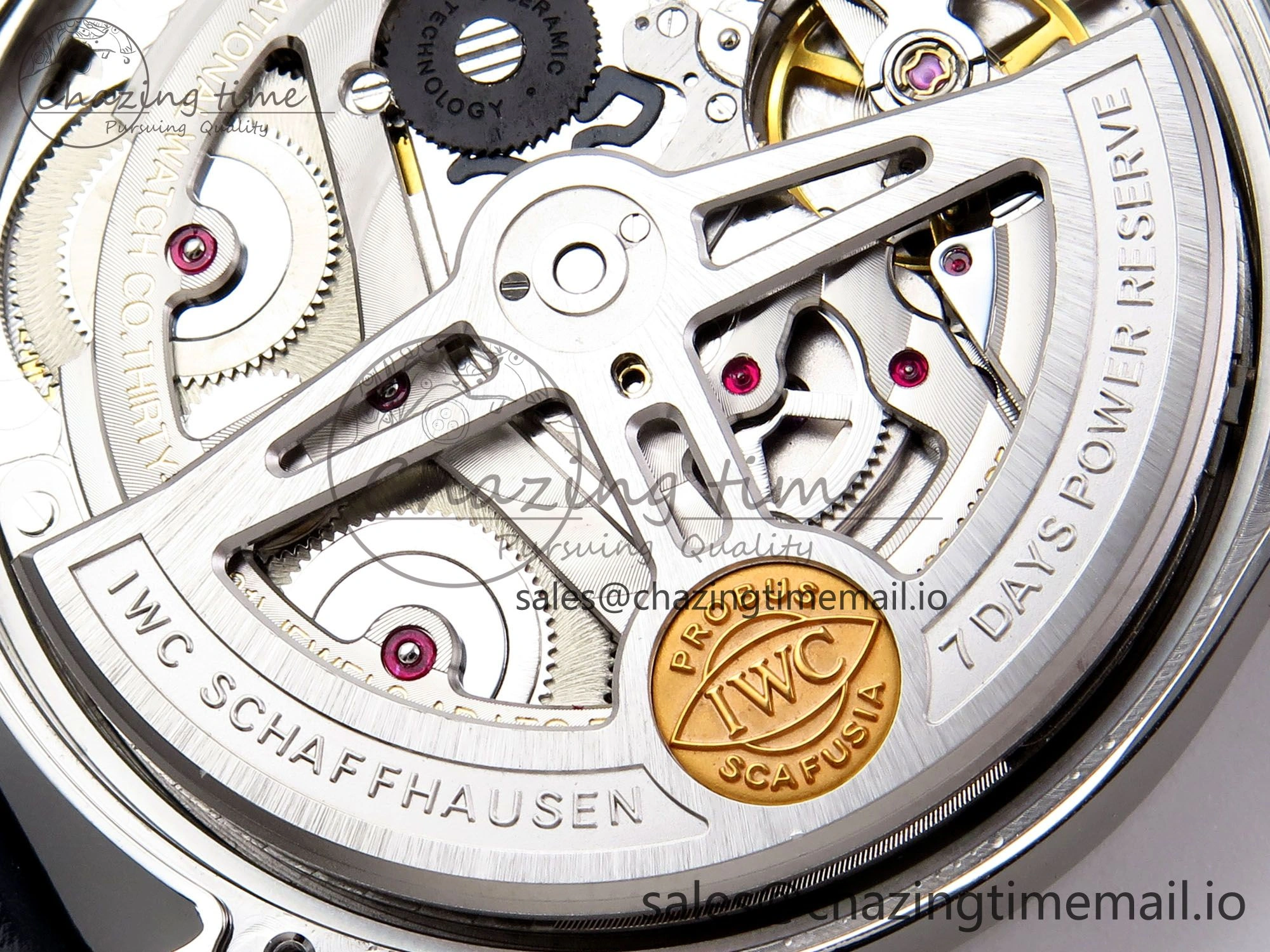 Portugieser Automatic 42mm SS APSF 1:1 Best Edition White Dial Blue Marker on Blue Leather Strap A52010