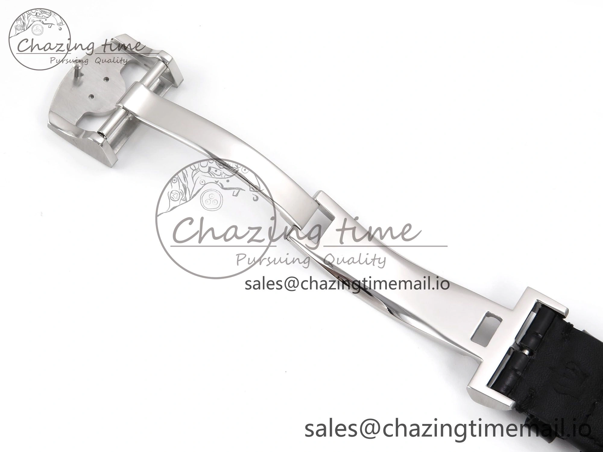Portugieser Automatic SS IW501705 APSF 1:1 Best Edition RG Dial on Black Leather Strap A52011