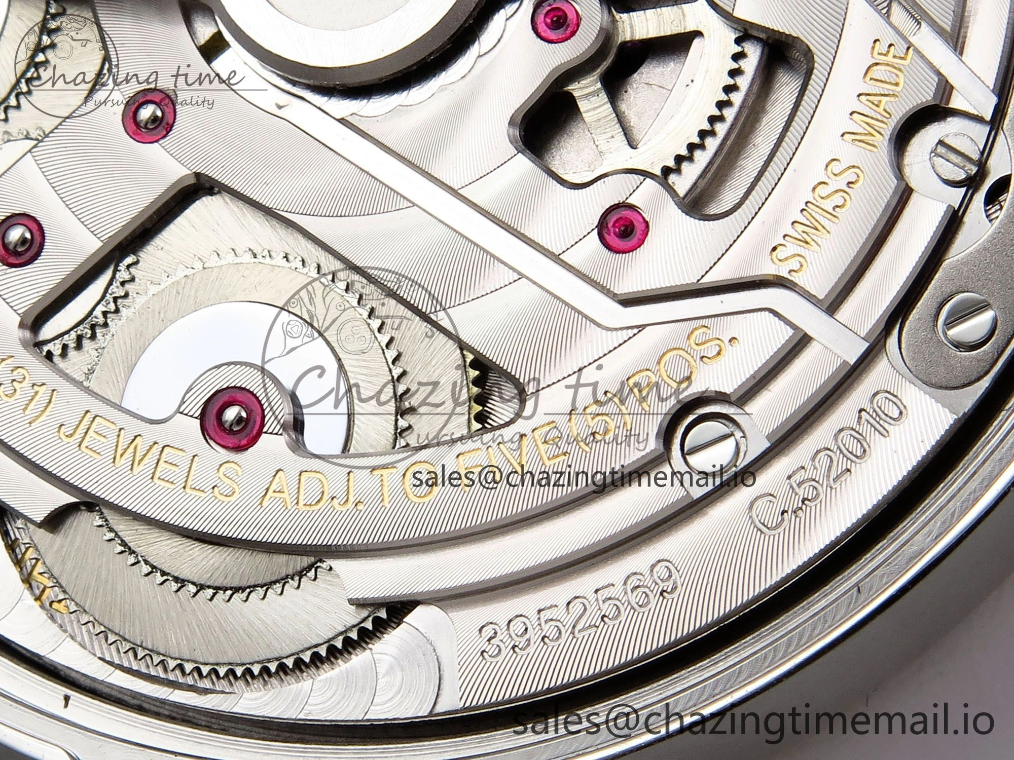 Portugieser Automatic SS IW501705 APSF 1:1 Best Edition RG Dial on Black Leather Strap A52011