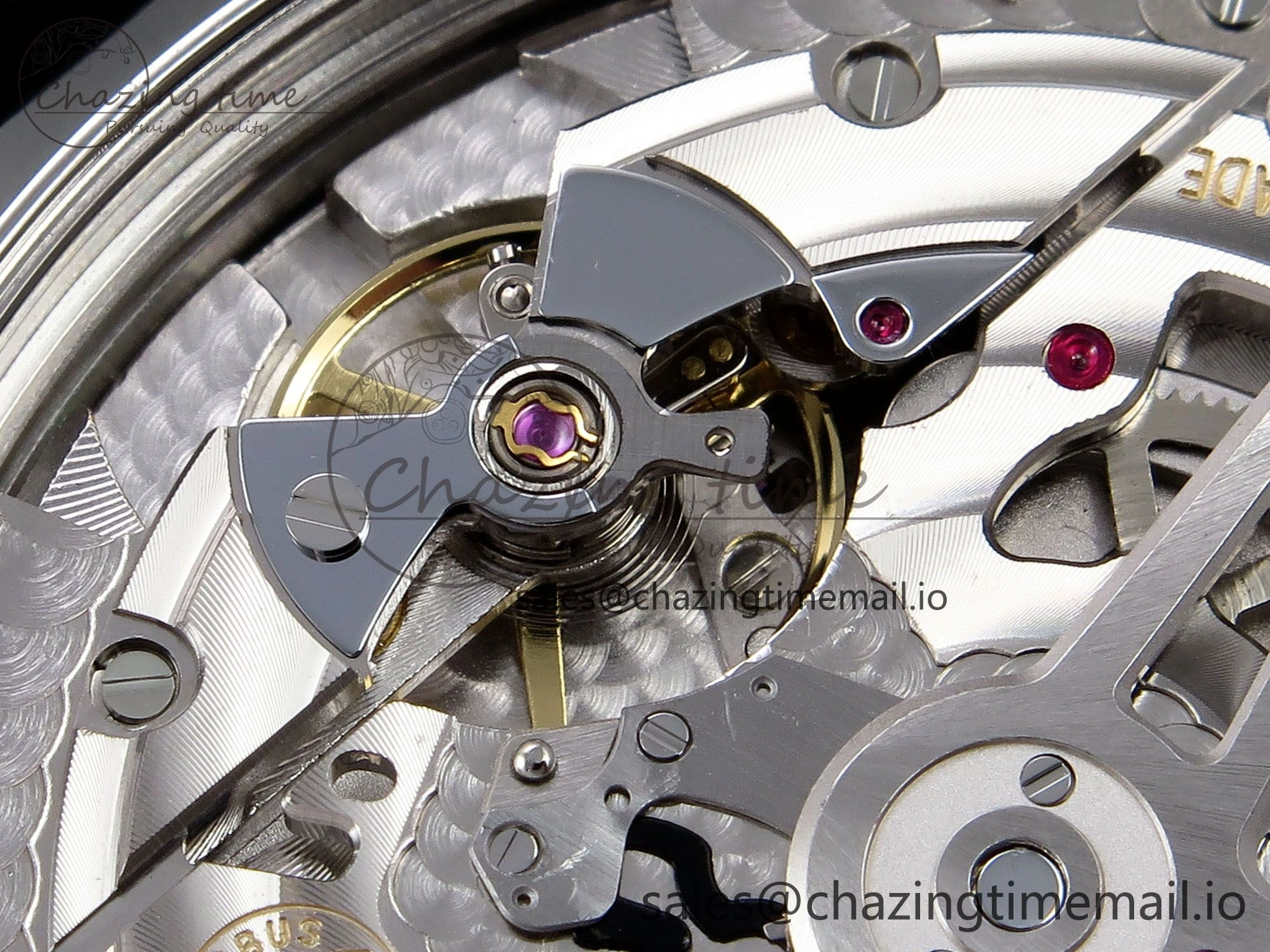 Portugieser Automatic SS IW501705 APSF 1:1 Best Edition RG Dial on Black Leather Strap A52011