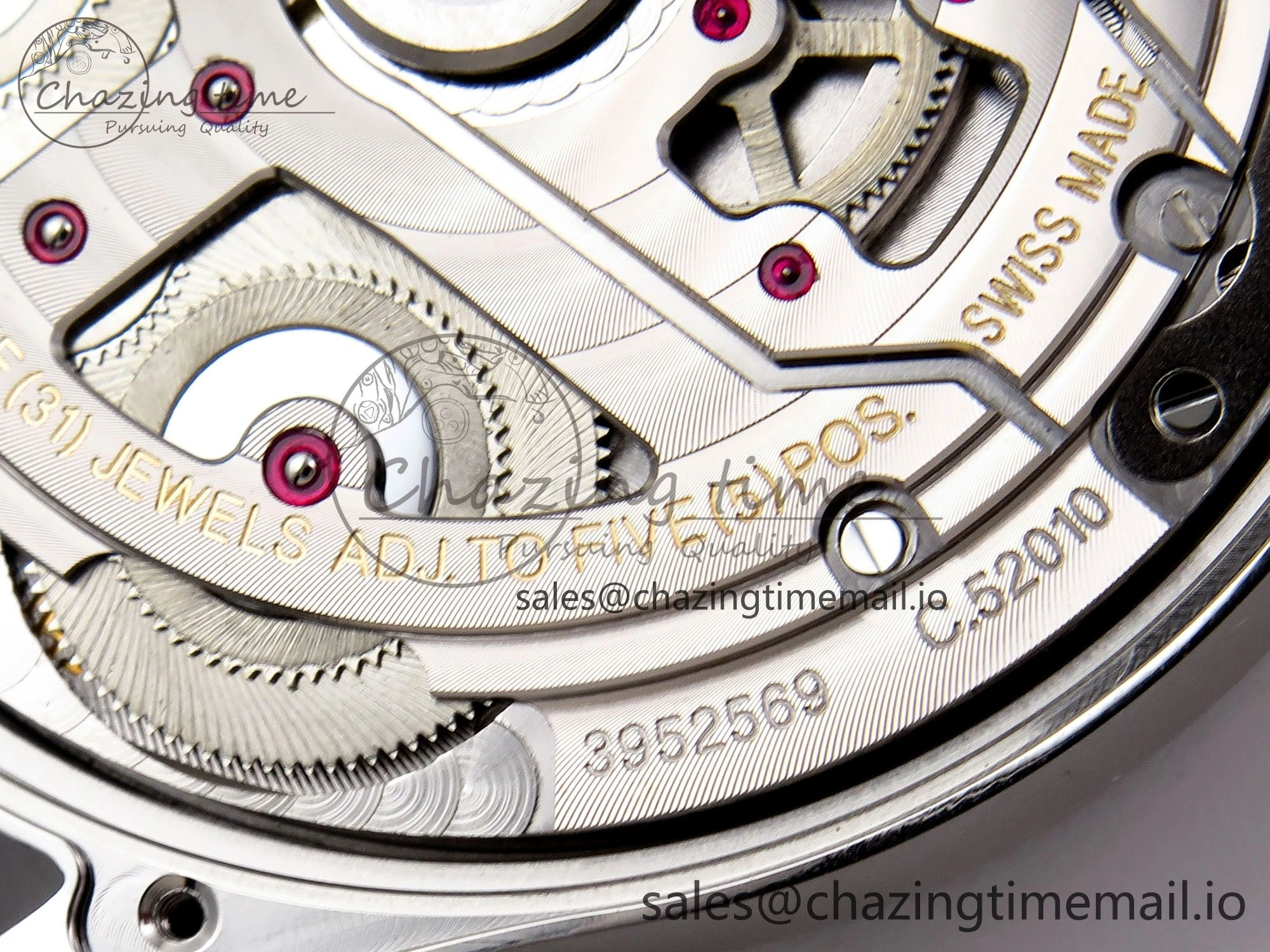 Portugieser Automatic SS IW501708 APSF 1:1 Best Edition Light Blue Dial on Gray Leather Strap A52011