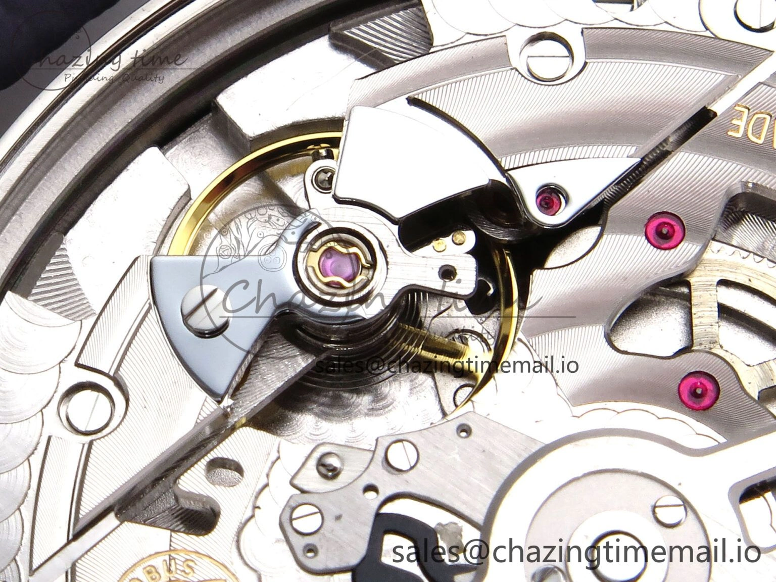 Portugieser Automatic SS IW501708 APSF 1:1 Best Edition Light Blue Dial on Gray Leather Strap A52011