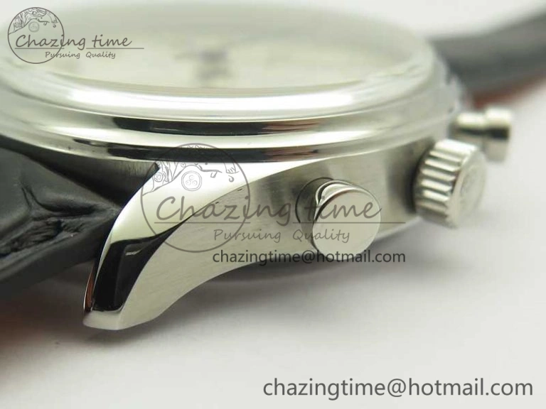 Portugieser Chrono Classic 42 IW390403 ZF 1:1 Best Edition White Dial Blue Hand on Black Leather Strap A7750