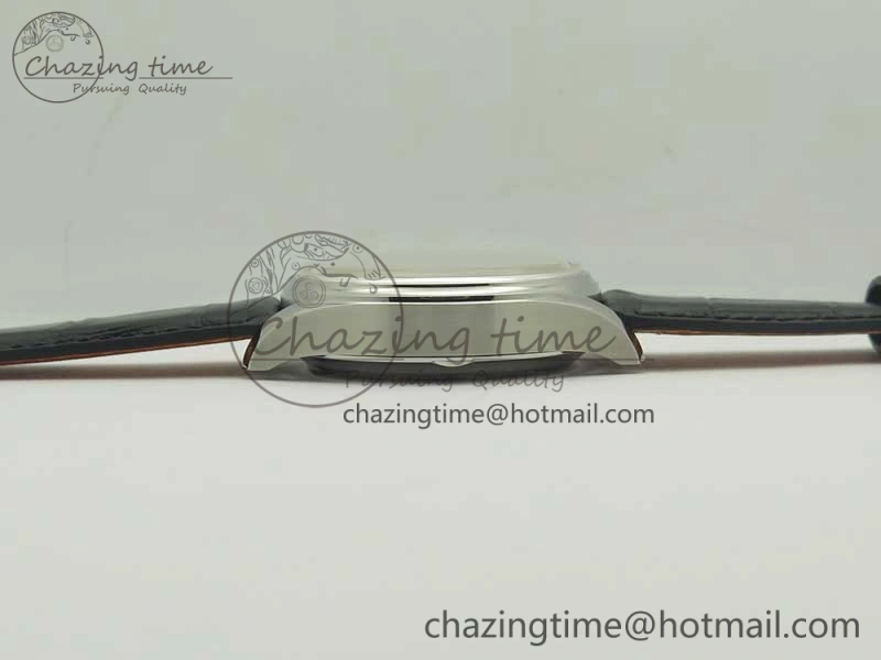Portugieser Chrono Classic 42 IW390403 ZF 1:1 Best Edition White Dial Blue Hand on Black Leather Strap A7750