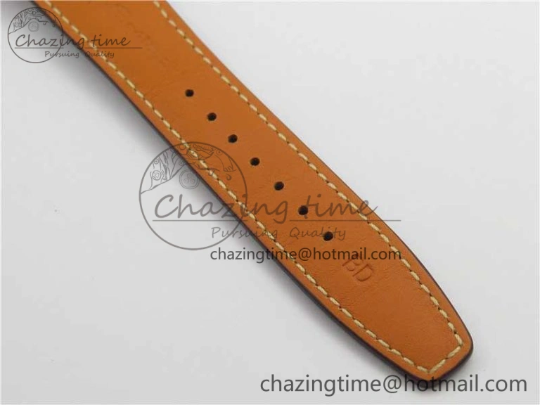 Portugieser Chrono Classic 42 IW390406 RG ZF 1:1 Best Edition Blue Dial on Brown Leather Strap A7750