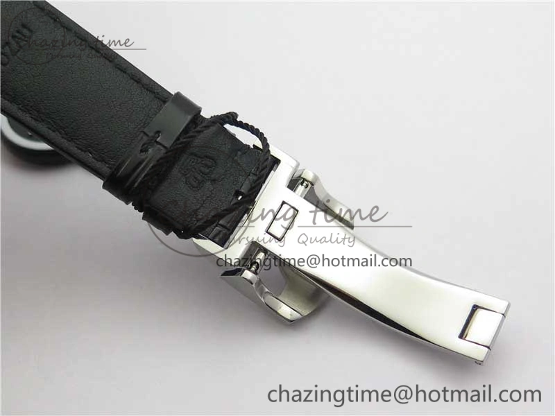 Portugieser Chronograph Edition “150 Years” IW371602 ZF 1:1 Best Edition White Dial on Black Leather Strap A7750 (Slim Movement)