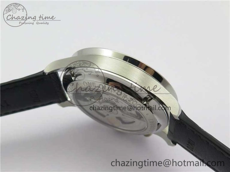 Portugieser Chronograph Edition “150 Years” IW371602 ZF 1:1 Best Edition White Dial on Black Leather Strap A7750 (Slim Movement)