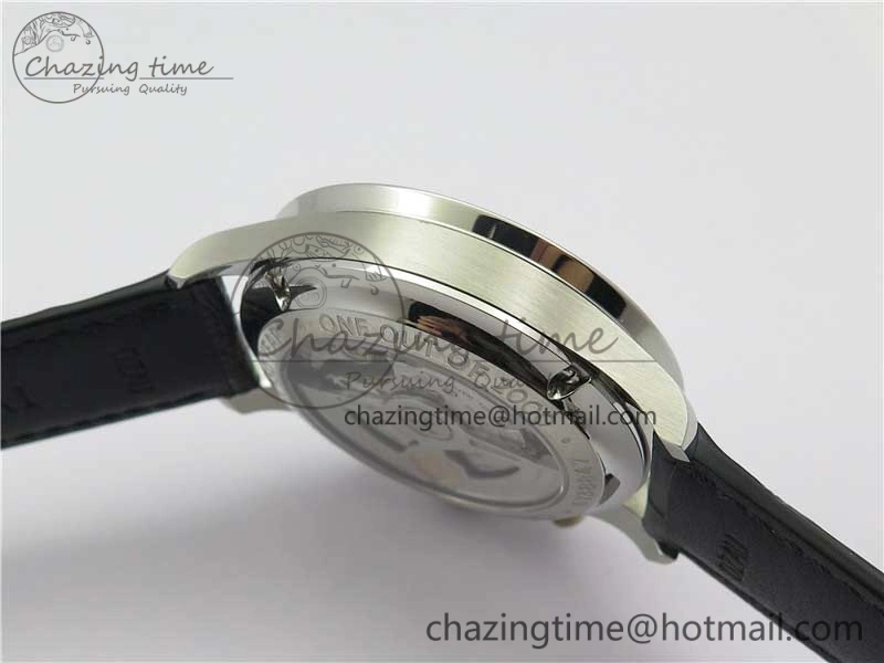 Portugieser Chronograph Edition “150 Years” IW371602 ZF 1:1 Best Edition White Dial on Black Leather Strap A7750 (Slim Movement)