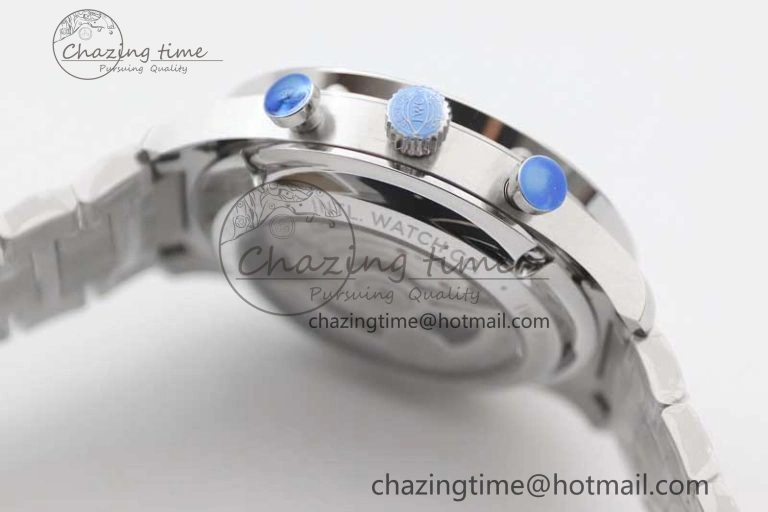 Portugieser Chronograph IW371615 ZF Best Edition Green Dial on SS Bracelet A7750 (Slim Movement)