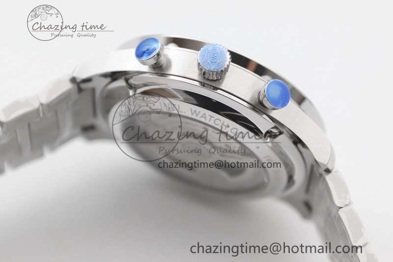 Portugieser Chronograph IW371615 ZF Best Edition Green Dial on SS Bracelet A7750 (Slim Movement)
