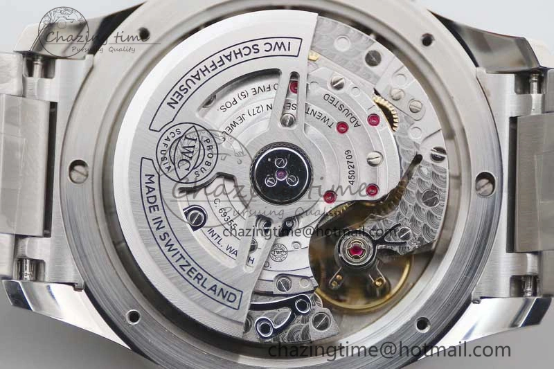 Portugieser Chronograph IW371615 ZF Best Edition Green Dial on SS Bracelet A7750 (Slim Movement)