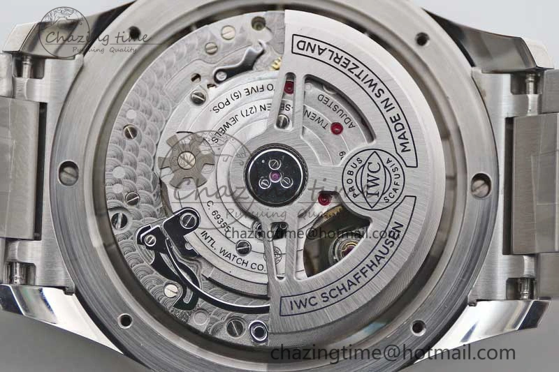 Portugieser Chronograph IW371615 ZF Best Edition Green Dial on SS Bracelet A7750 (Slim Movement)