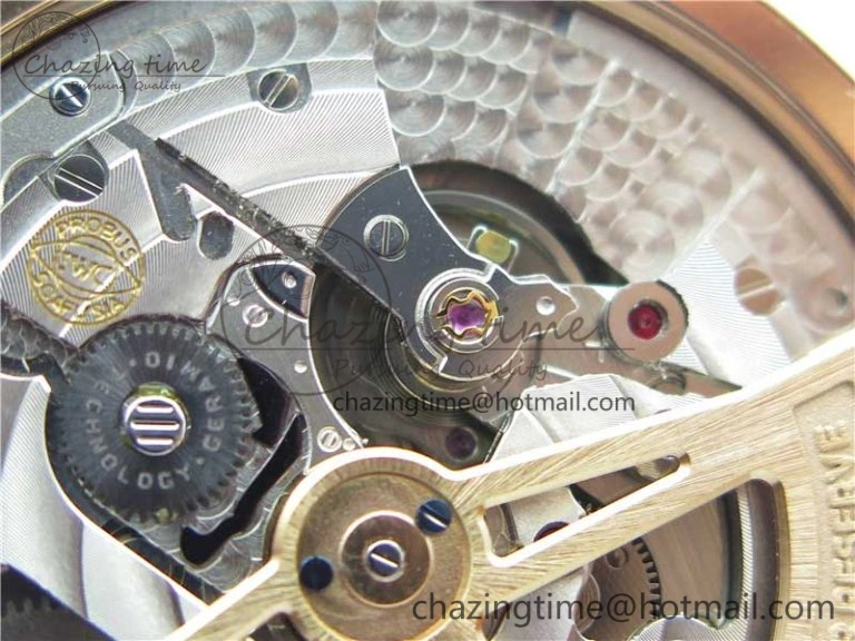 Portugieser Perpetual Calendar IW503302 RG V9F 1:1 Best Edition White Dial on Brown Leather Strap A52615