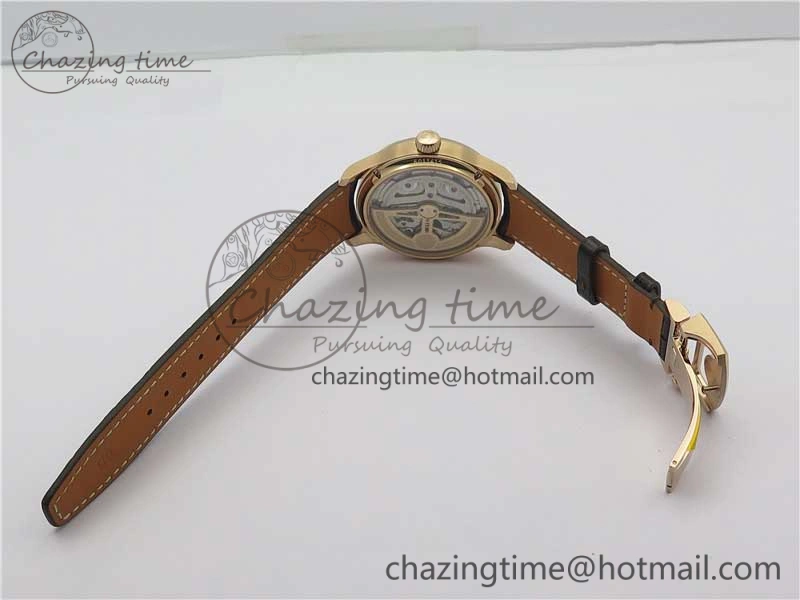 Portugieser Perpetual Calendar IW503302 RG V9F 1:1 Best Edition White Dial on Brown Leather Strap A52615