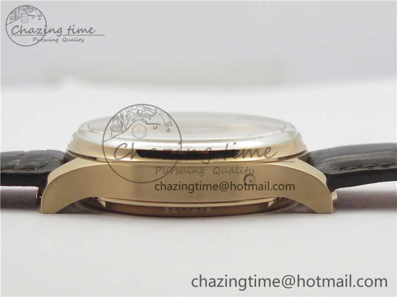 Portugieser Perpetual Calendar IW503302 RG V9F 1:1 Best Edition White Dial on Brown Leather Strap A52615
