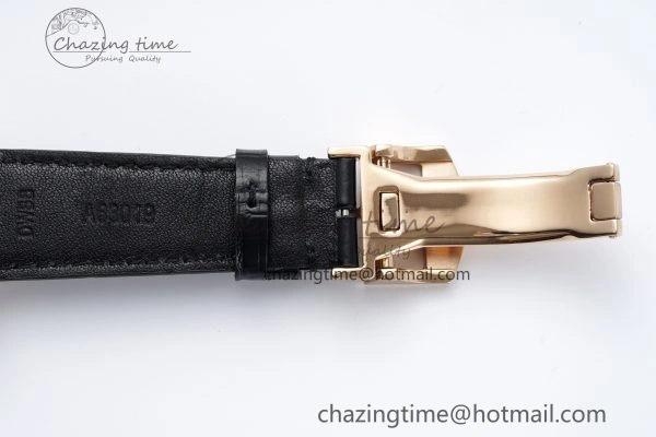 Portugieser Perpetual Calendar RG 5033 APSF 1:1 Best Edition White Dial on Black Leather Strap A52610 Clone