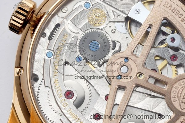 Portugieser Perpetual Calendar RG 5033 APSF 1:1 Best Edition White Dial on Brown Leather Strap A52610 Clone