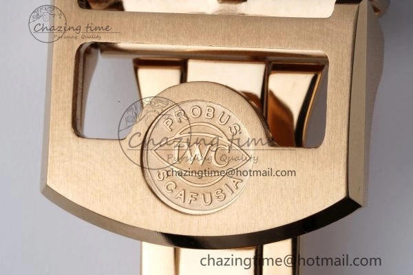 Portugieser Perpetual Calendar RG 5033 APSF 1:1 Best Edition White Dial on Brown Leather Strap A52610 Clone
