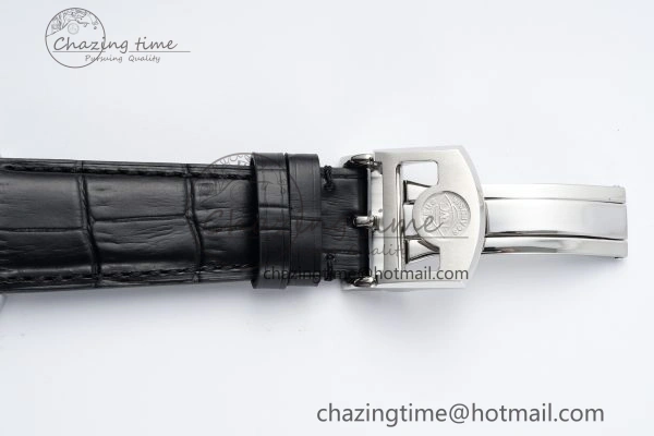 Portugieser Perpetual Calendar SS 5033 APSF 1:1 Best Edition White Dial on Black Leather Strap A52610 Clone