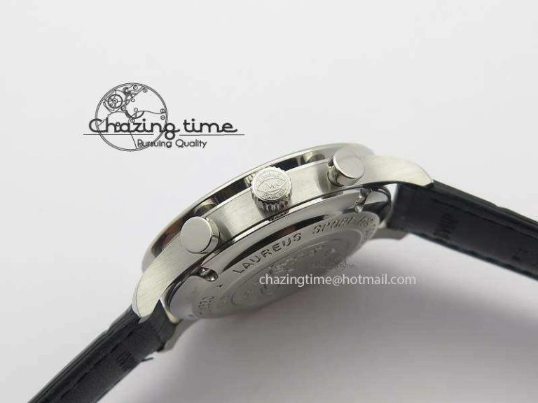 Portuguese Chrono IW371432 “Laureus” ZF 1:1 Best Edition On Black Leather Strap A79350 (Slim Movement)