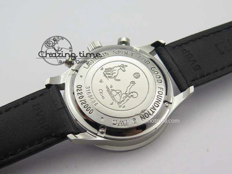 Portuguese Chrono IW371432 “Laureus” ZF 1:1 Best Edition On Black Leather Strap A79350 (Slim Movement)