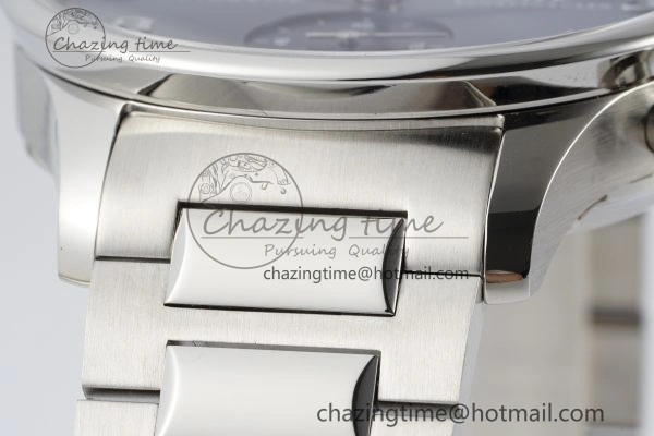 Portuguese Chrono IW3716 RSF 1:1 Best Edition Blue Dial on SS Bracelet A7750