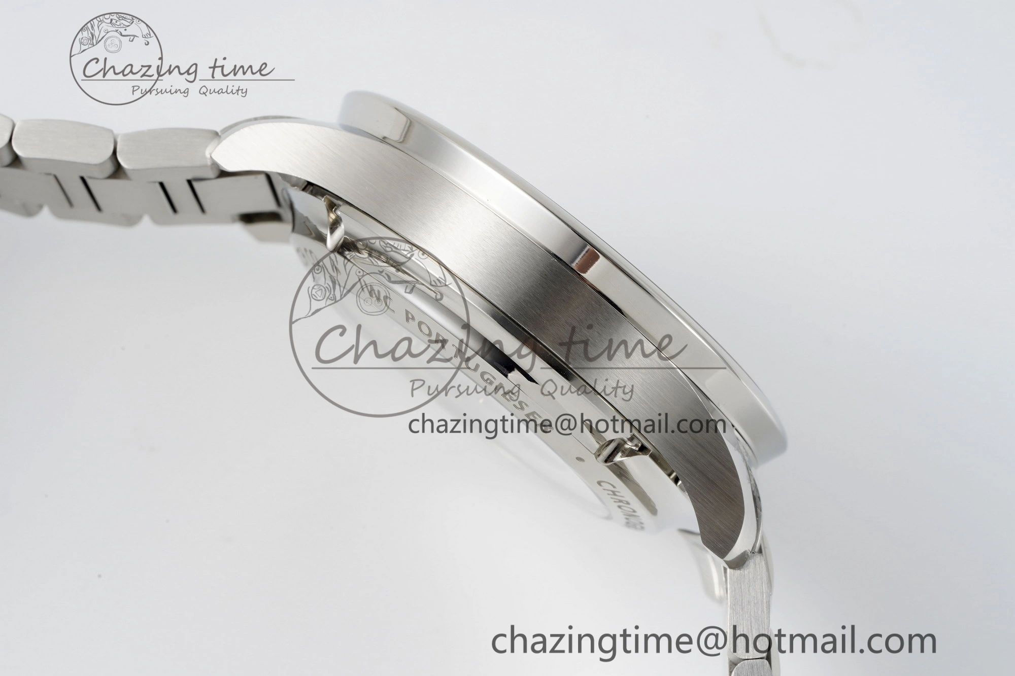 Portuguese Chrono IW3716 RSF 1:1 Best Edition Blue Dial on SS Bracelet A7750