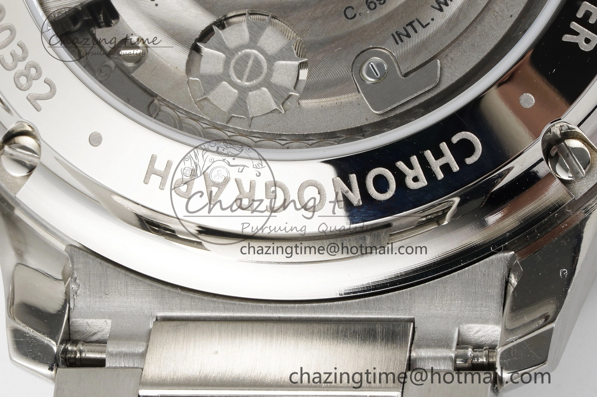 Portuguese Chrono IW3716 RSF 1:1 Best Edition Blue Dial on SS Bracelet A7750