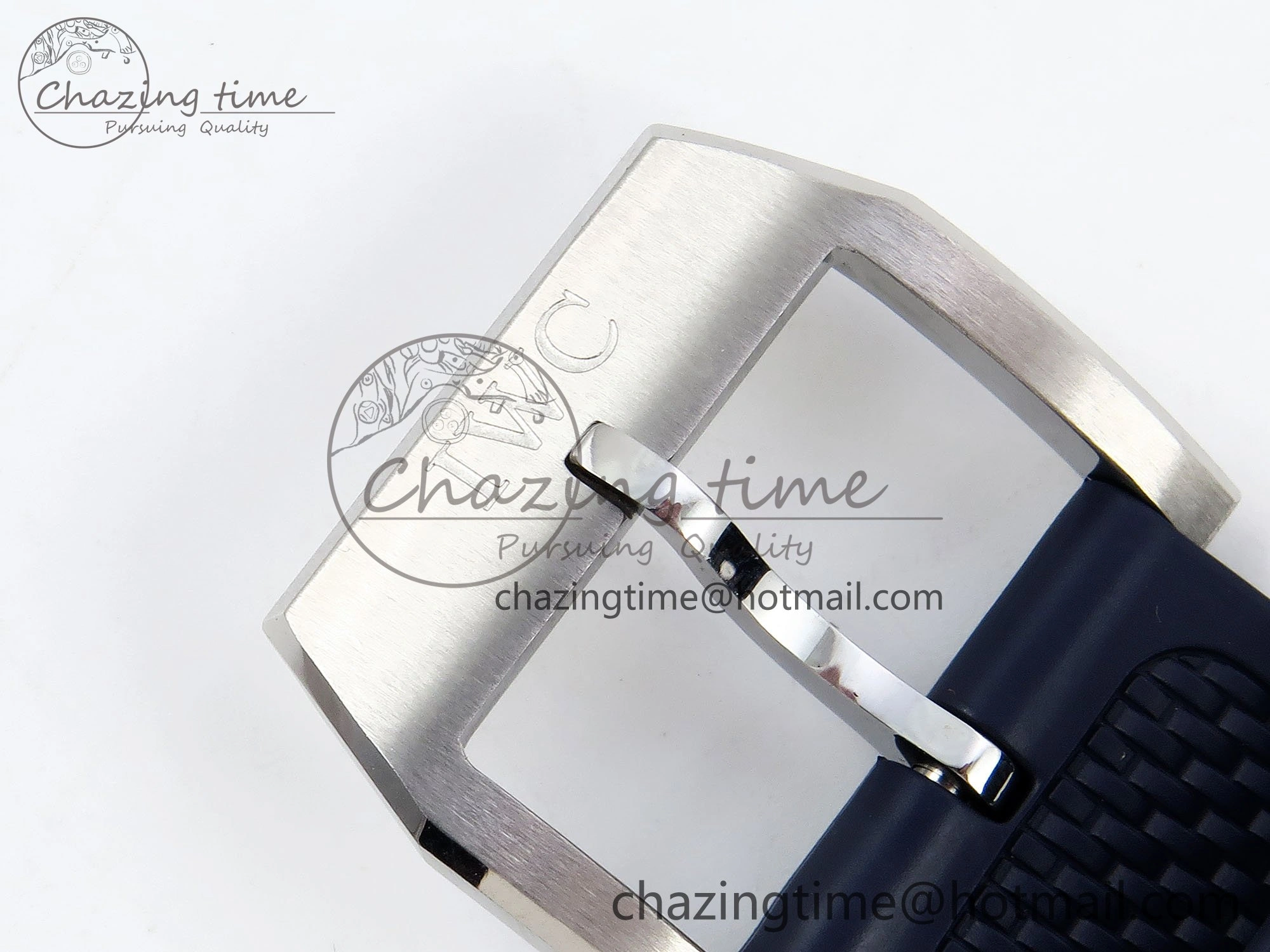 Portuguese Chrono IW3716 Z+F 1:1 Best Edition Blue Dial on Blue Rubber Strap A69355