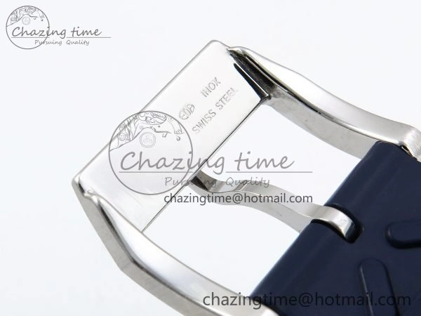 Portuguese Chrono IW3716 Z+F 1:1 Best Edition Blue Dial on Blue Rubber Strap A69355