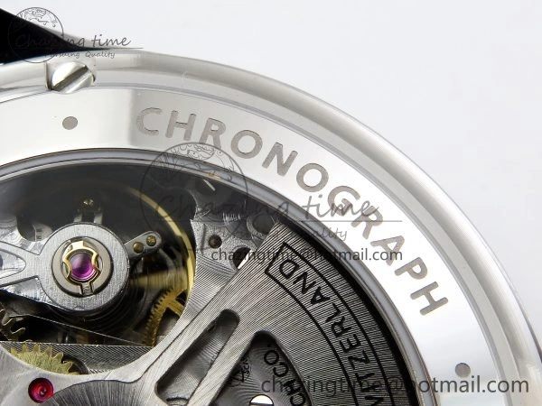 Portuguese Chrono IW3716 Z+F 1:1 Best Edition Red Dial on Red Rubber Strap A69355