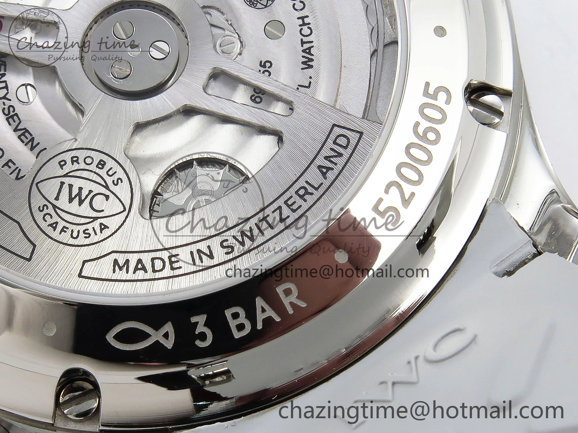 Portuguese Chrono IW3716 Z+F 1:1 Best Edition White Dial on Gray Rubber Strap A69355