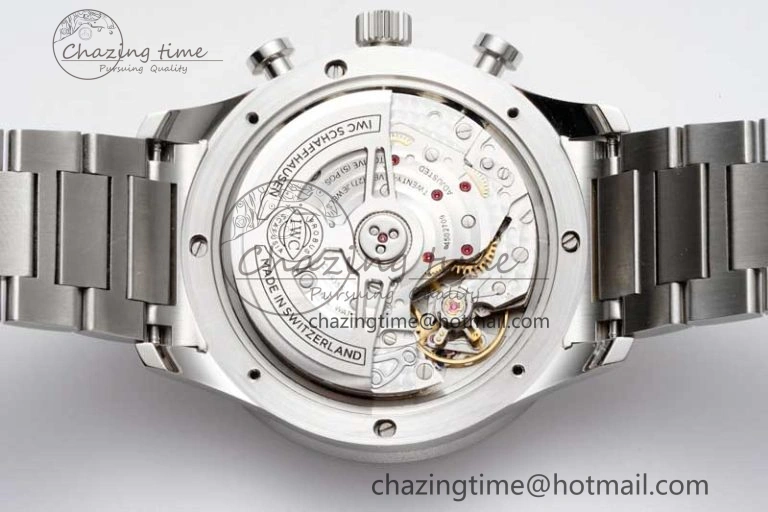 Portuguese Chrono IW3716 ZF 1:1 Best Edition White Dial on SS Bracelet A69355