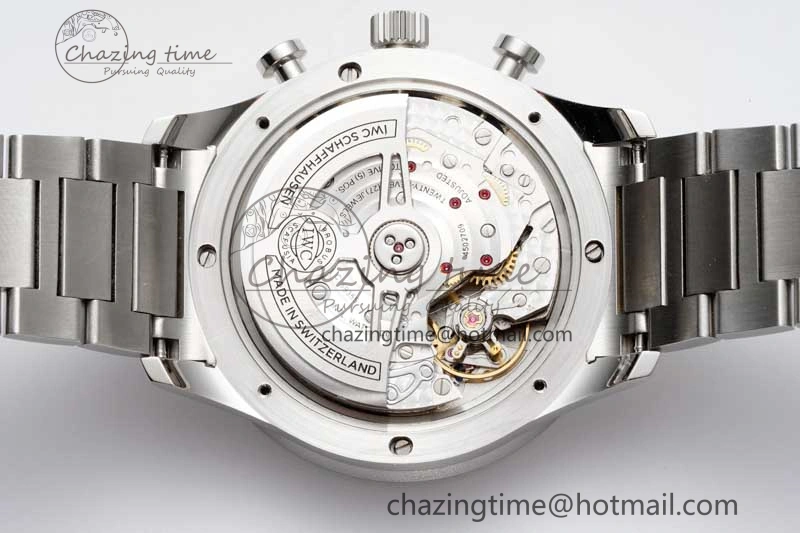 Portuguese Chrono IW3716 ZF 1:1 Best Edition White Dial on SS Bracelet A69355
