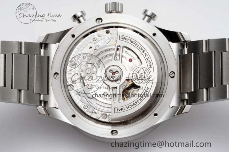 Portuguese Chrono IW3716 ZF 1:1 Best Edition White Dial on SS Bracelet A69355