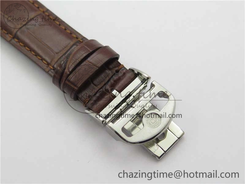 Portuguese Chrono IW371604 ZF 1:1 Best Edition White Dial on Brown Leather Strap A69355