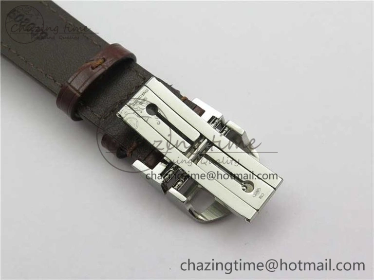 Portuguese Chrono IW371604 ZF 1:1 Best Edition White Dial on Brown Leather Strap A69355