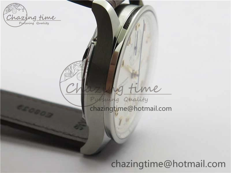 Portuguese Chrono IW371604 ZF 1:1 Best Edition White Dial on Brown Leather Strap A69355