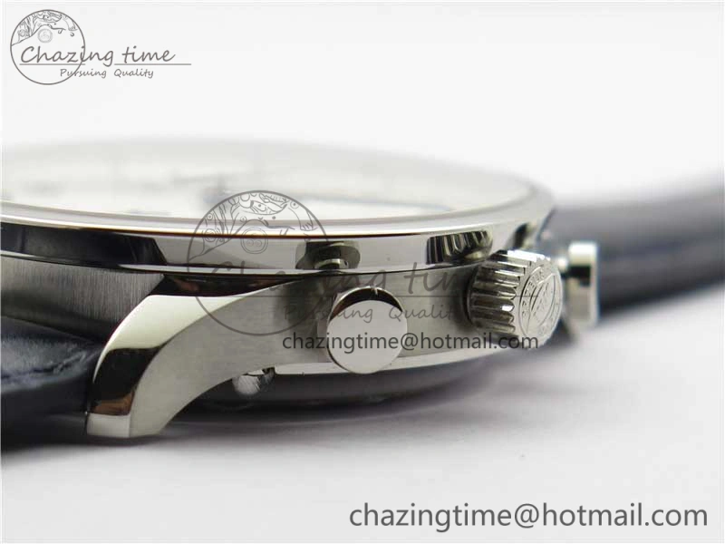 Portuguese Chrono IW371605 ZF 1:1 Best Edition White Dial on Black Leather Strap A69355