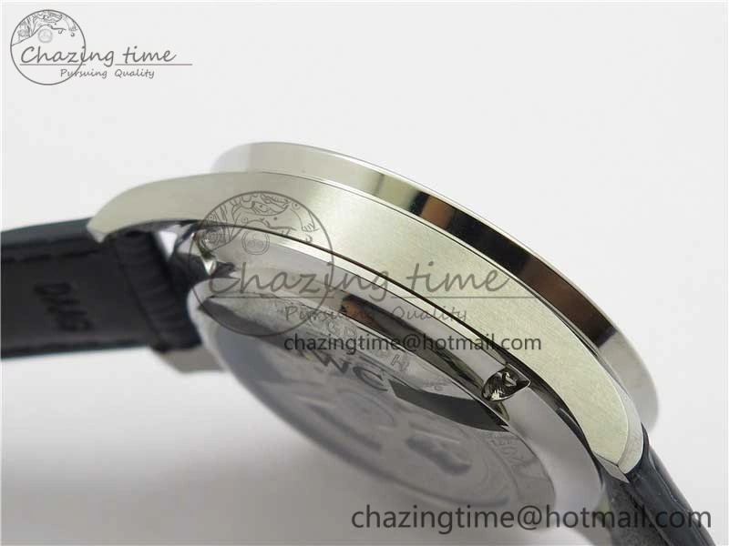 Portuguese Chrono IW371605 ZF 1:1 Best Edition White Dial on Black Leather Strap A69355